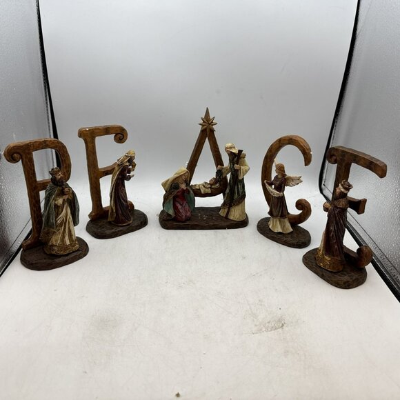 Piece Nativity Holy Family Set by Valerie Parr Hill - Picture 1 of 12